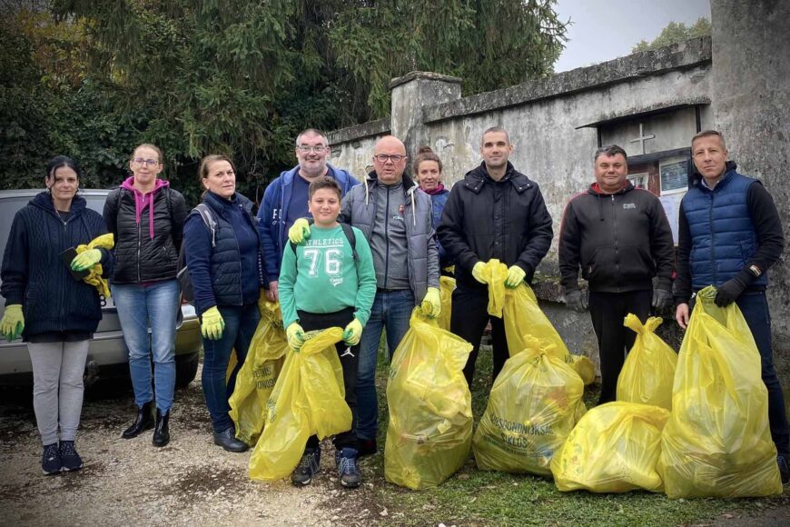 Közösen megtisztították a város belterületét